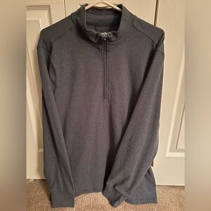 NWT Men's Gray Quarter-Zip Sweater